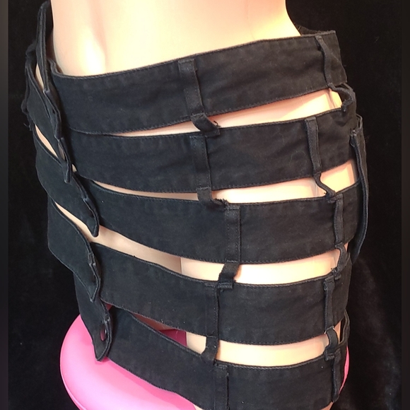 Poster Girl Wrap Strappy Skirt With Pockets Size Medium - Picture 8 of 9